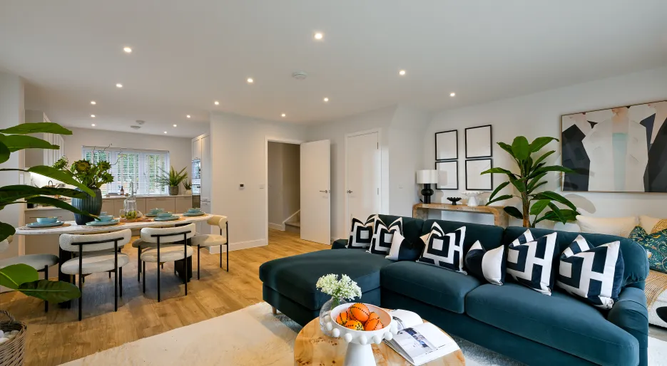 Millside Grange, show home, Living Room